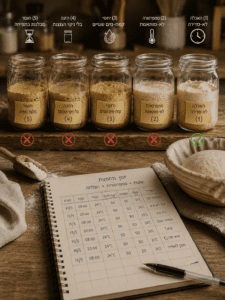 5 טעויות שכל אופה מתחיל עושה עם מחמצת — ואיך להימנע