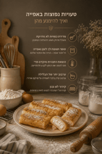 טעויות נפוצות באפייה ואיך להימנע מהן